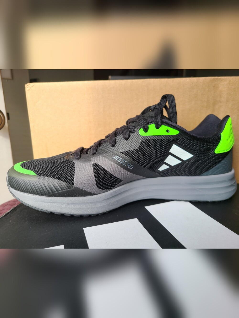 Adidas Adizero Rc 4 M Black And Green Men Size 8 New With Box